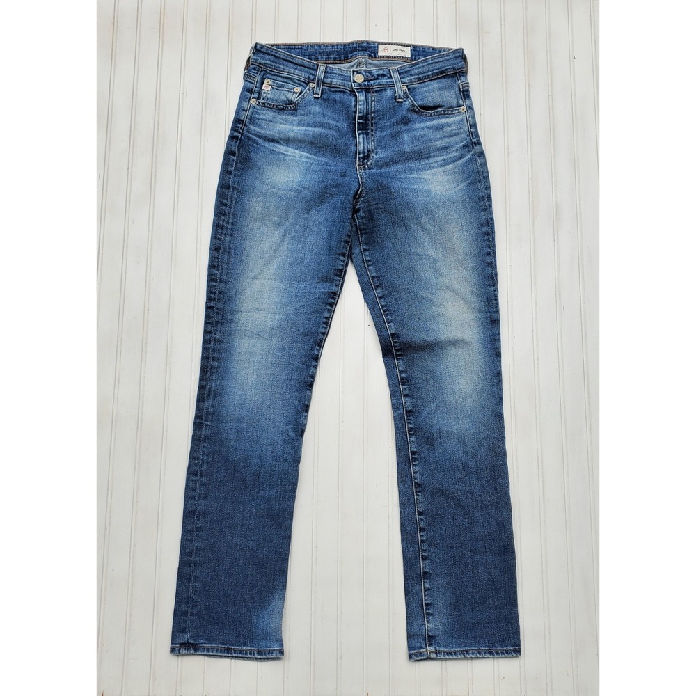 AG Adriano Goldschmied Prima Mid Rise Cigarette Jeans Size 29 Medium Wash Slim